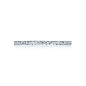 Tacori Sculpted Crescent Pave Diamond Wedding Band - 1.5mm