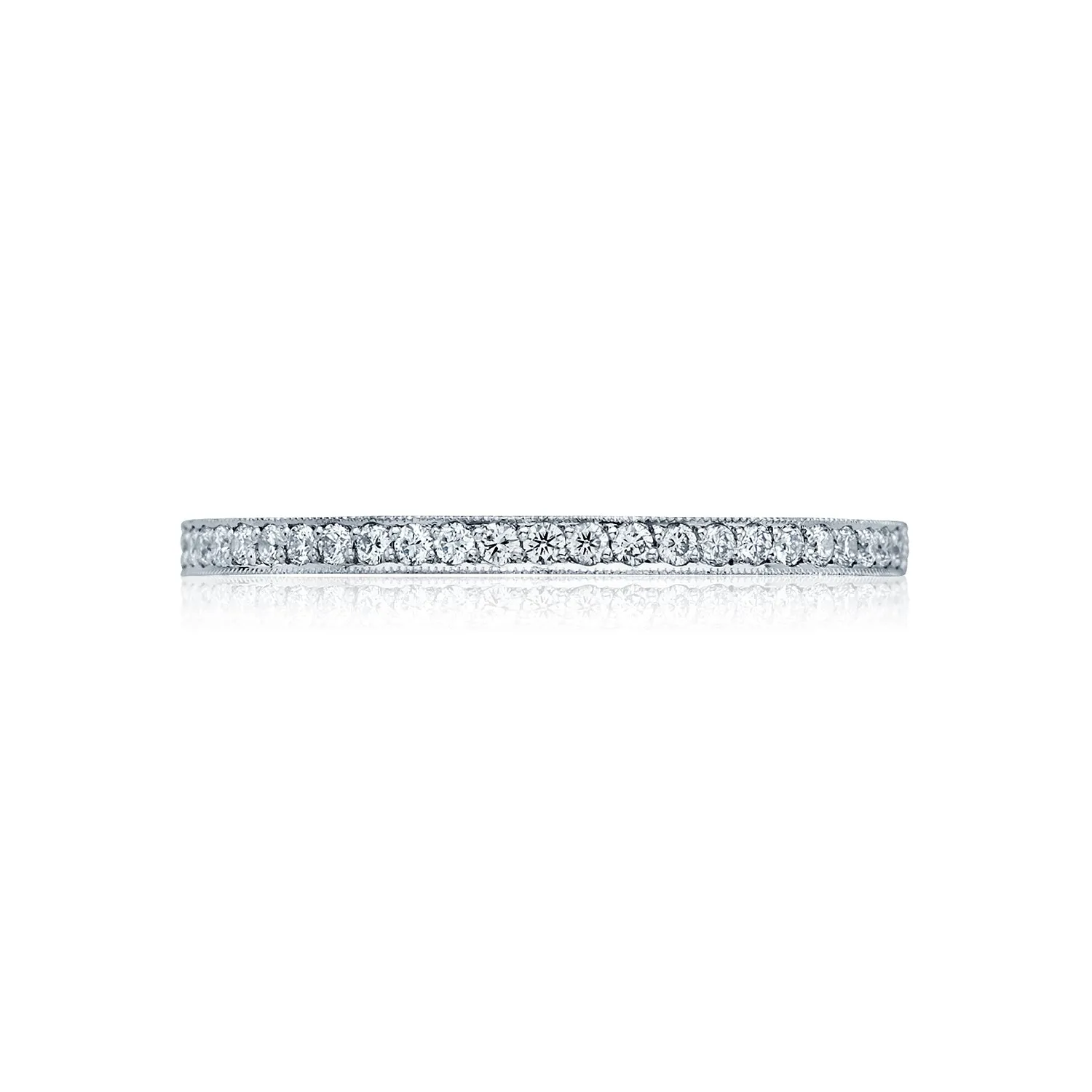 Tacori Sculpted Crescent Pave Diamond Wedding Band - 1.5mm
