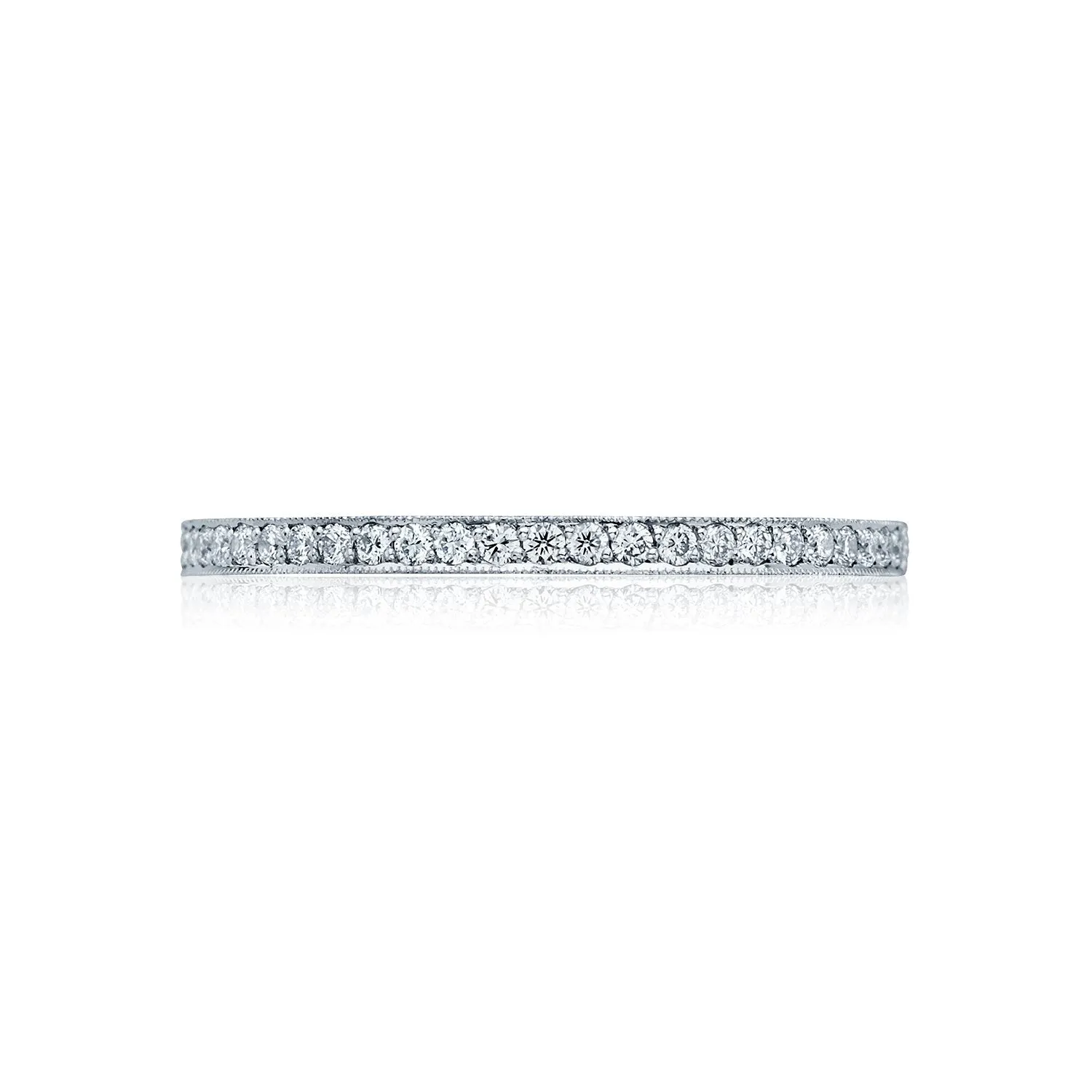 Tacori Sculpted Crescent Pave Diamond Wedding Band - 1.5mm