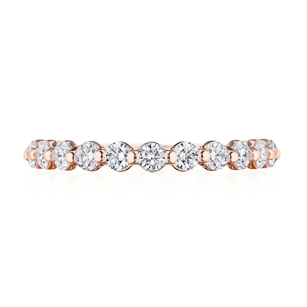 Tacori Sculpted Crescent Two-Prong Diamond Band