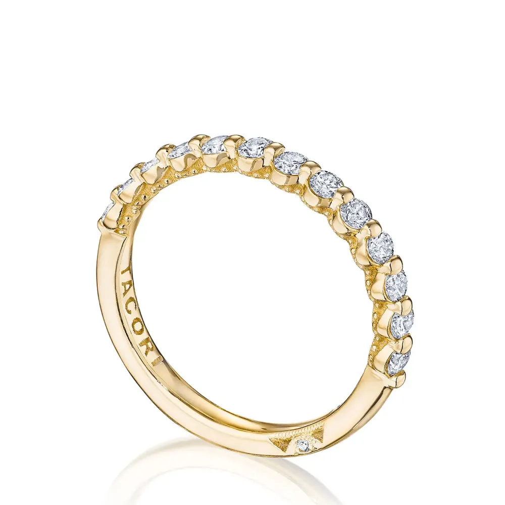 Tacori Sculpted Crescent Two-Prong Diamond Band