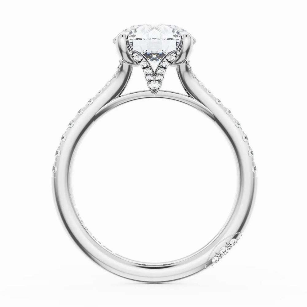 Tacori Founder's Crescent Round Soltaire Engagement Ring
