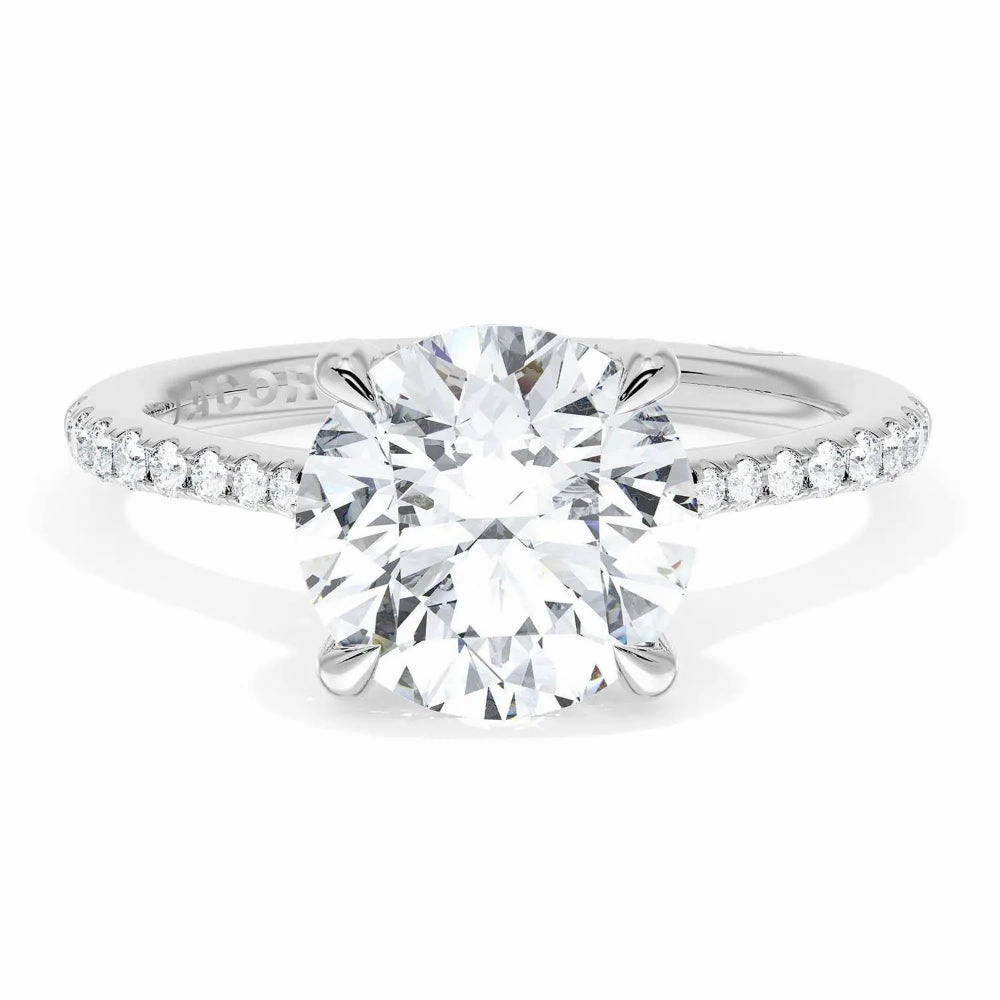 Tacori Founder's Crescent Round Soltaire Engagement Ring