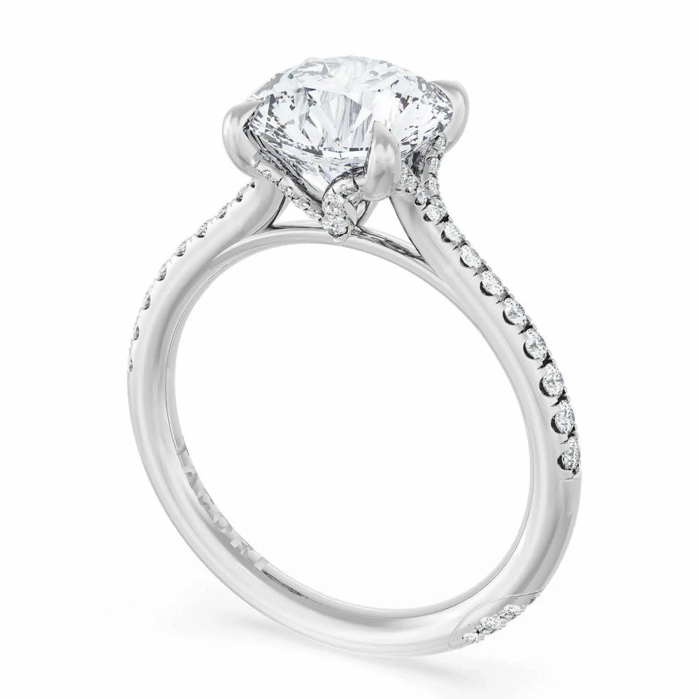 Tacori Founder's Crescent Round Soltaire Engagement Ring