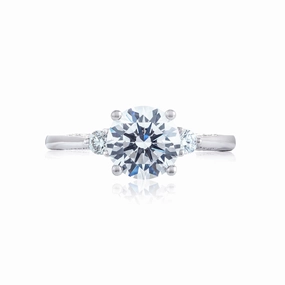 Tacori Simply Tacori Round 3-Stone Engagement Ring