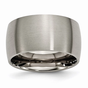 Titanium 12mm Brushed Band | TB116