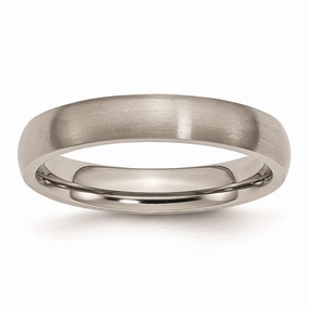 Titanium 4mm Brushed Band | TB6