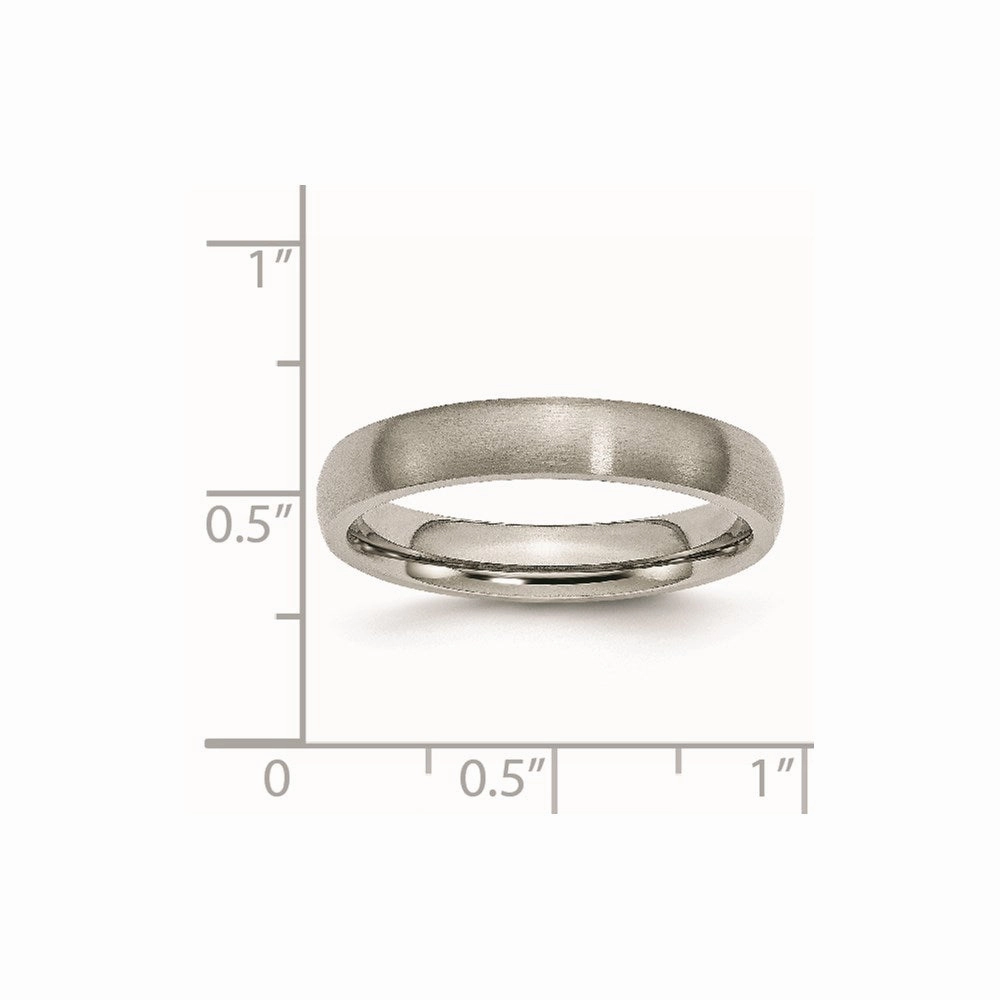 Titanium 4mm Brushed Band | TB6