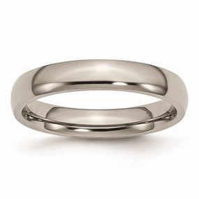 Titanium 4mm Polished Band | TB21
