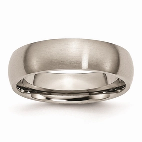 Titanium 6mm Brushed Band | TB25