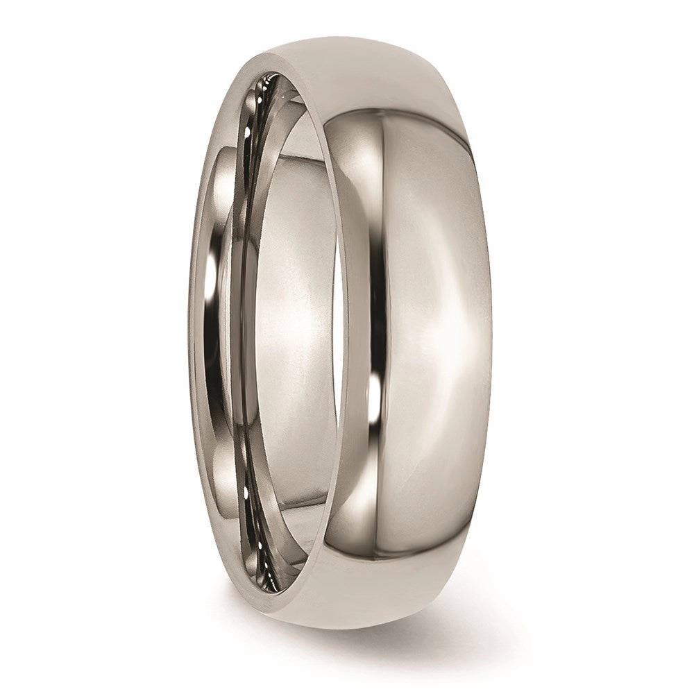 Titanium 6mm Polished Band | TB1
