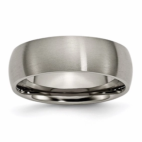 Titanium 7mm Brushed Band | TB158
