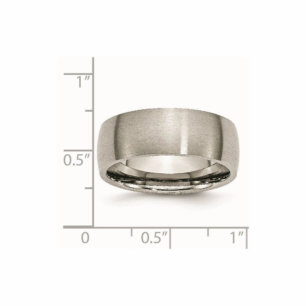 Titanium 8mm Brushed Band | TB26