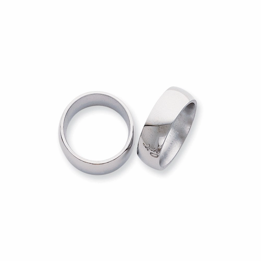 Titanium 8mm Polished Band | TB2
