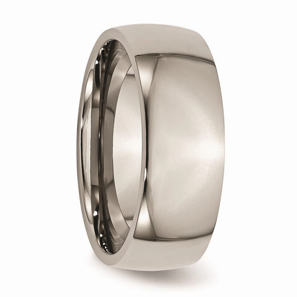 Titanium 8mm Polished Band | TB2