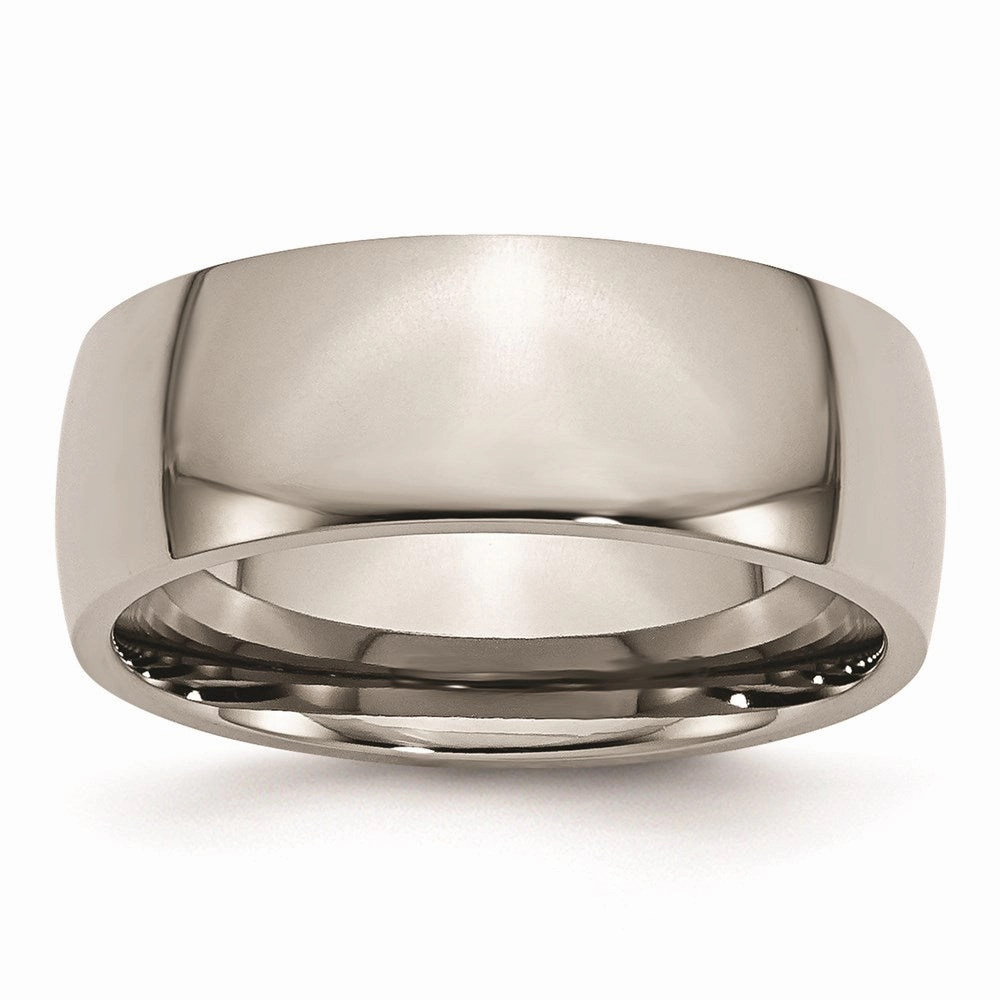 Titanium 8mm Polished Band | TB2