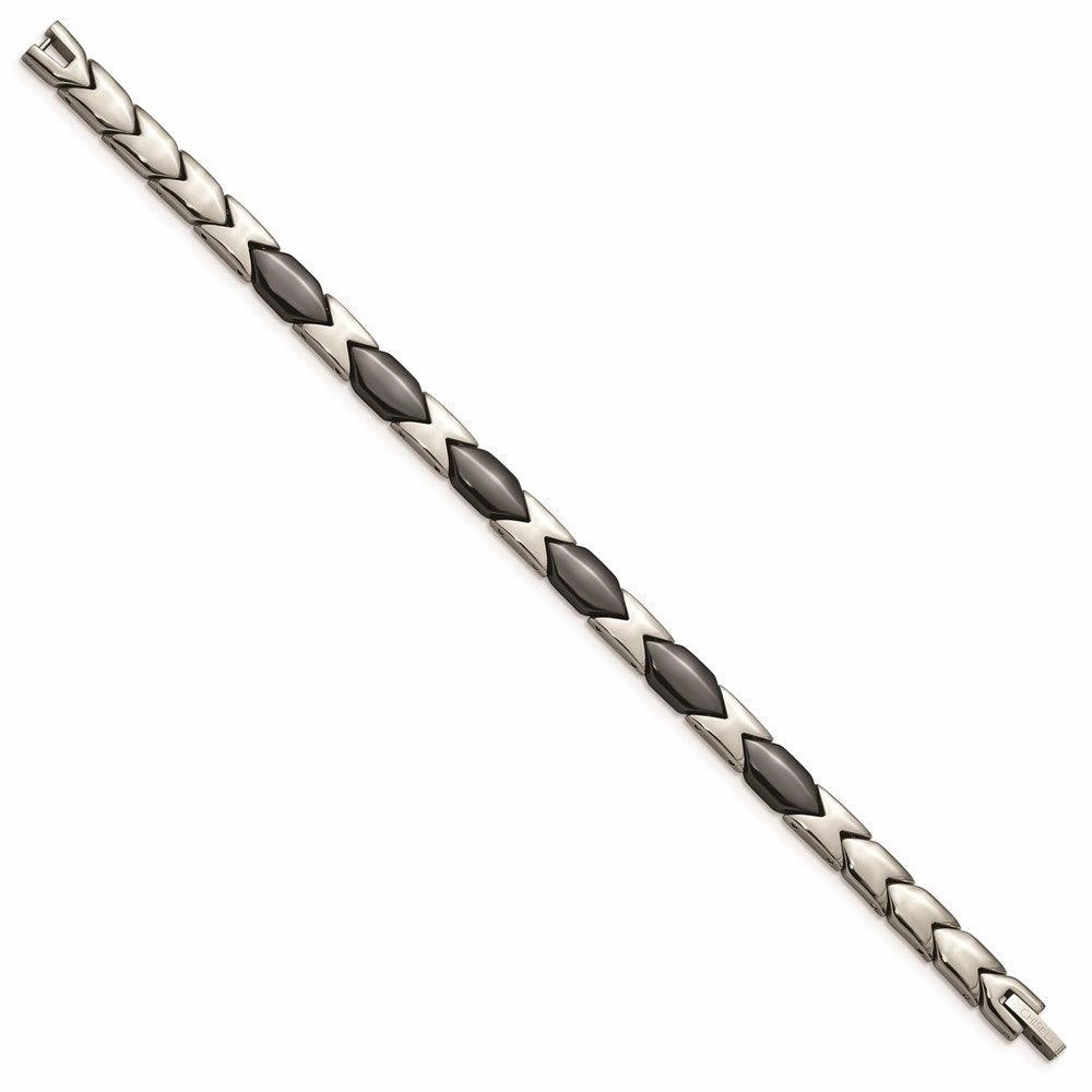 Titanium Black Ceramic 7.5in Bracelet