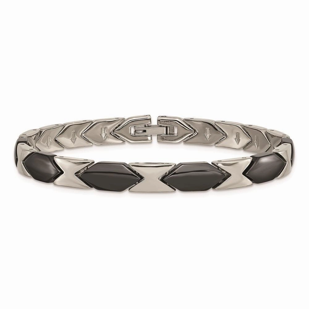 Titanium Black Ceramic 7.5in Bracelet