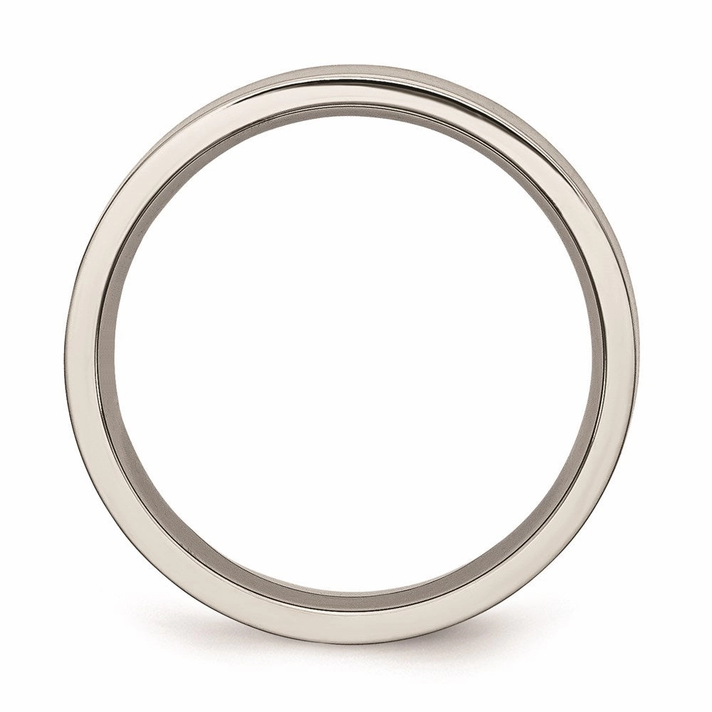 Titanium Flat 5mm Brushed Band | TB8
