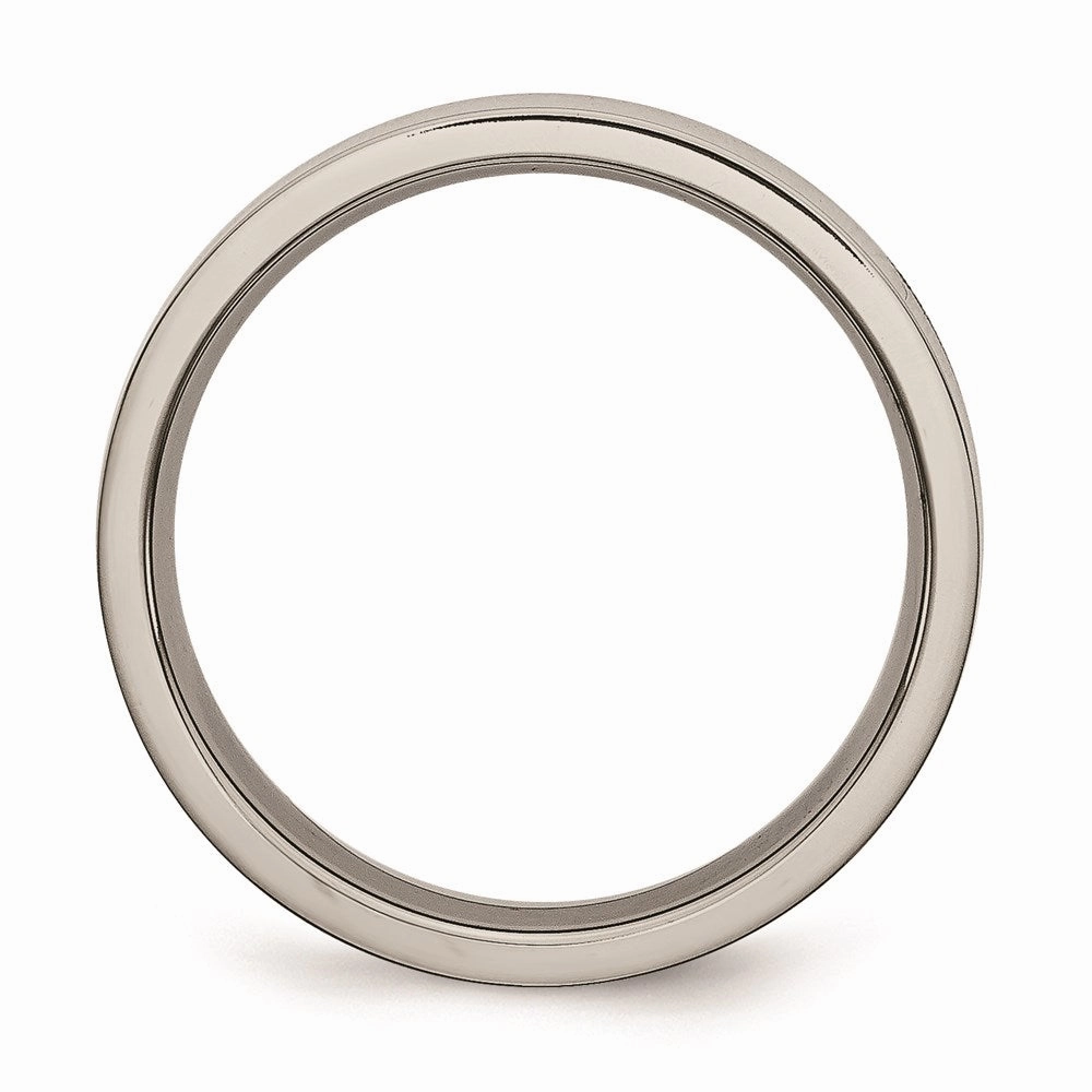 Titanium Flat 5mm Polished Band | TB155