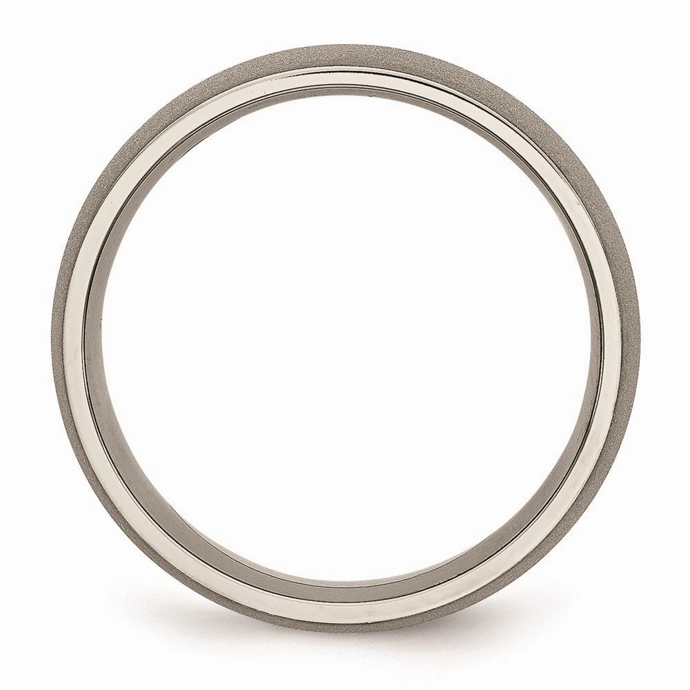Titanium Stone Finish 7mm Band | TB110