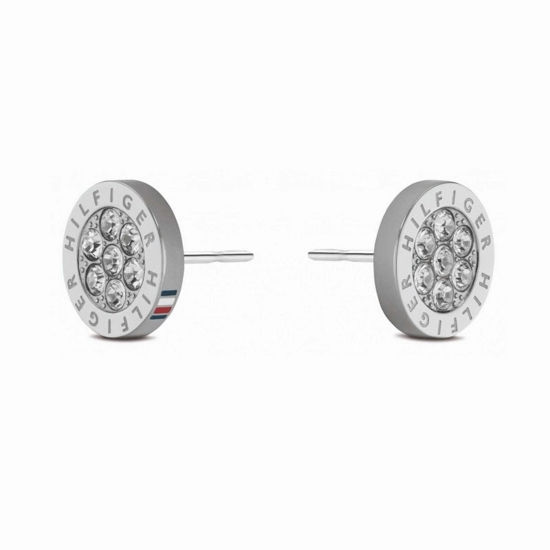 Tommy Hilfiger Crystal Set Ladies Stud Earrings 2780565
