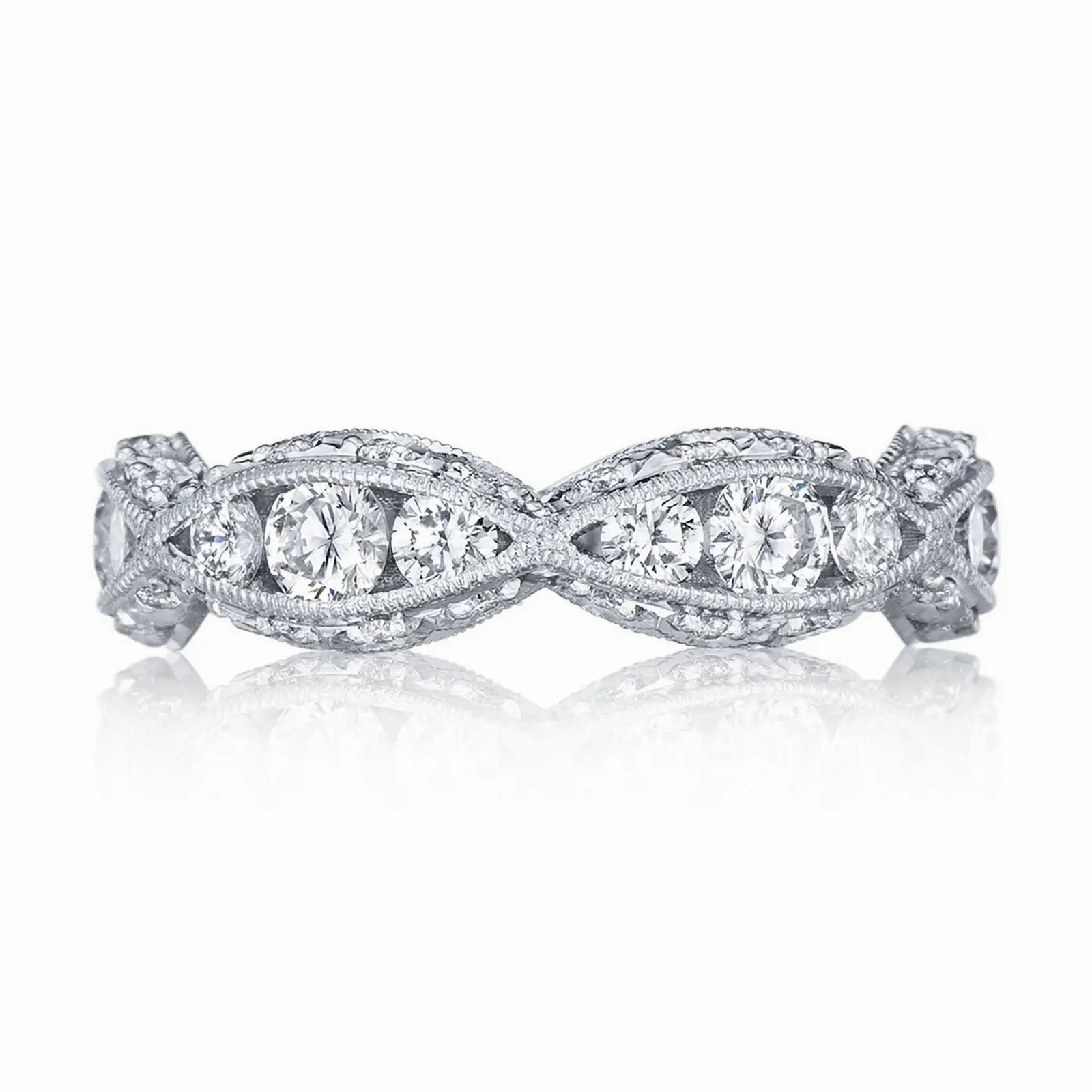 Twist with Diamond Accent Band