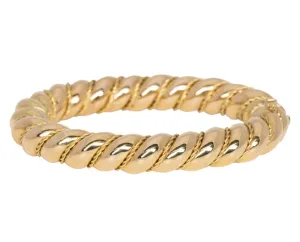 Twisted bangle bracelet