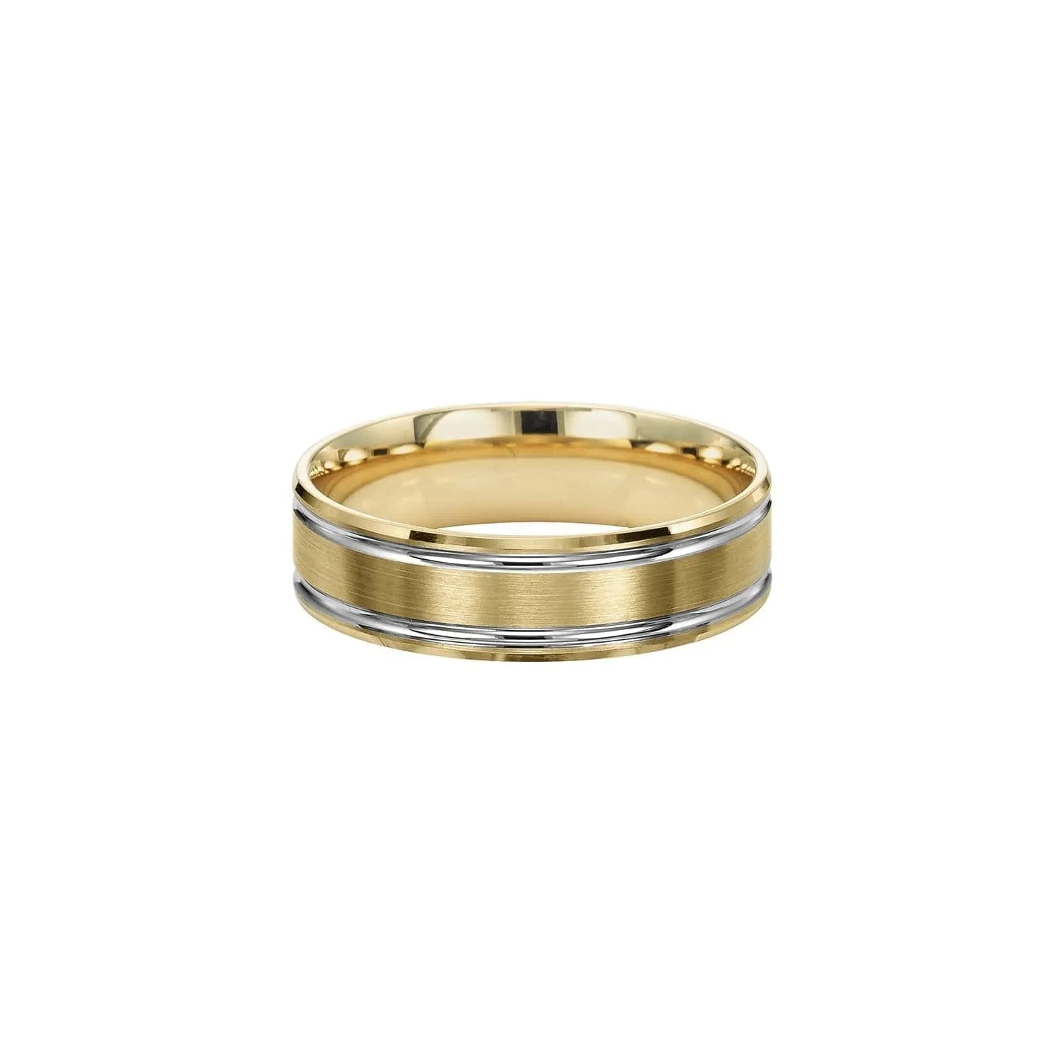 Two-Tone 6mm Comfort Fit Band