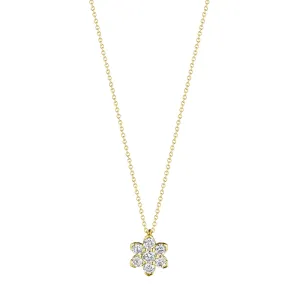 Verragio 18k Gold Medium Star Diamond Pendant Necklace