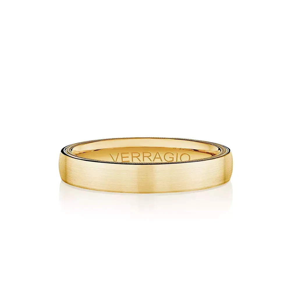 Verragio Men's 14k Gold 4mm Wedding Band