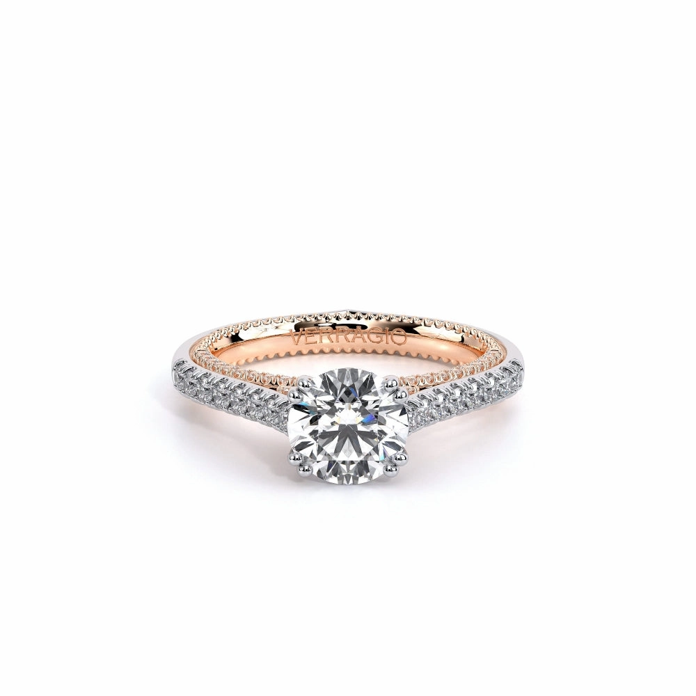 Verragio Couture Two-Tone Round Diamond Engagement Ring