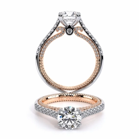 Verragio Couture Two-Tone Round Diamond Engagement Ring