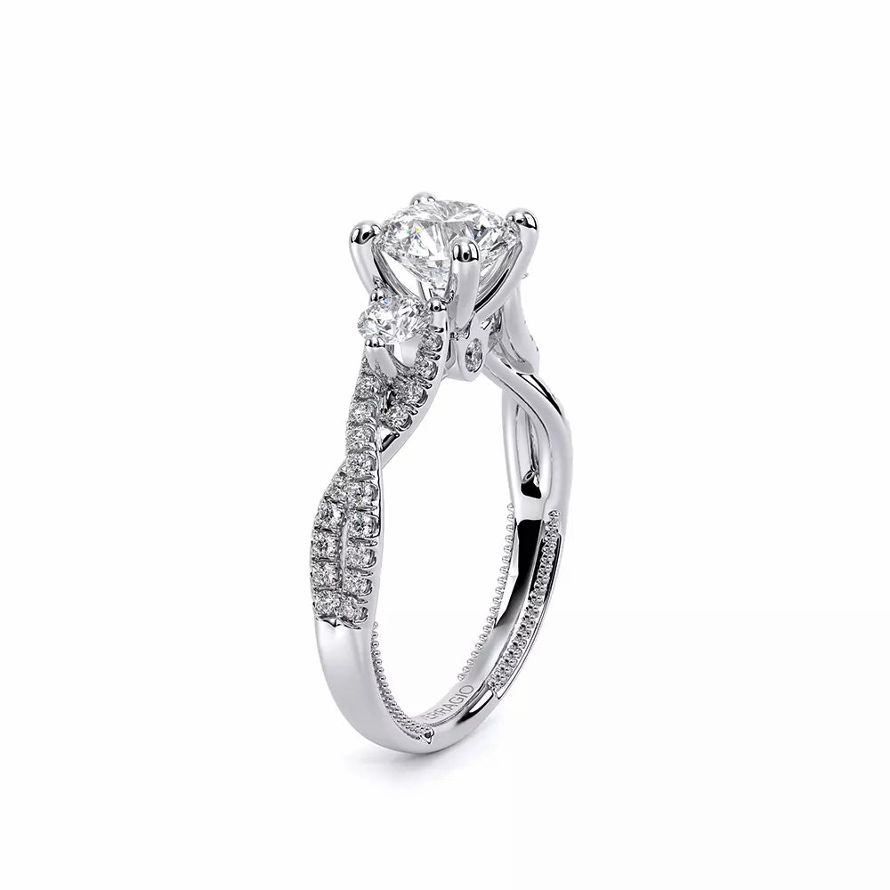 Verragio Renaissance 14k Gold 3 Across Engagement Ring
