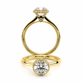 Verragio Renaissance 14k Gold Diamond Engagement Ring with Stardust Halo