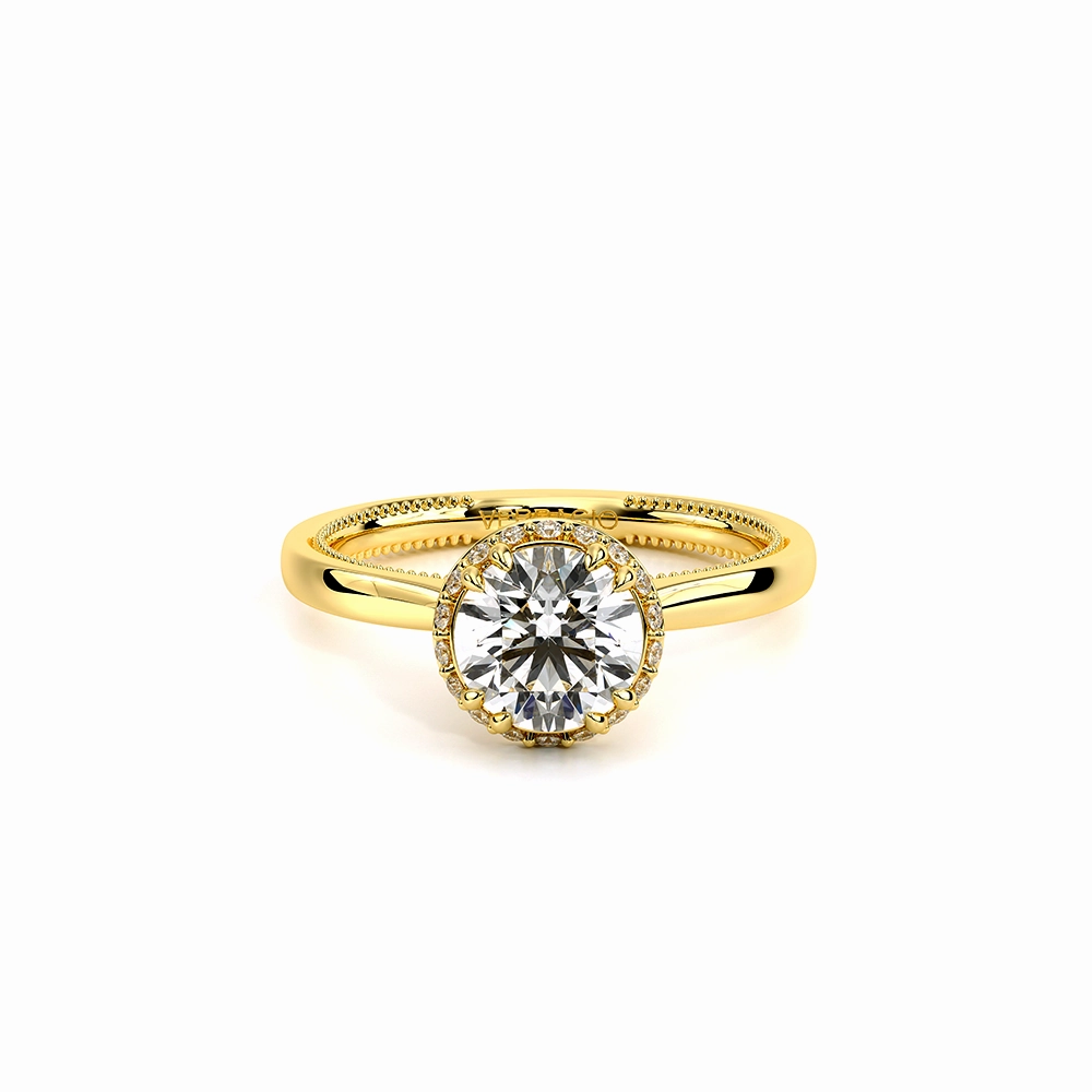 Verragio Renaissance 14k Gold Diamond Engagement Ring with Stardust Halo