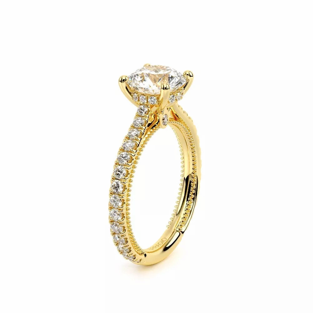 Verragio Renaissance 14k Gold Round Diamond Engagement Ring