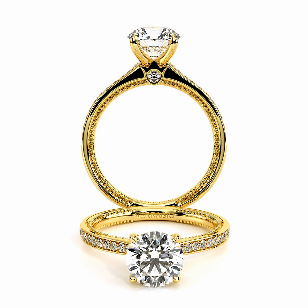 Verragio Renaissance 14k Yellow Gold Solitaire Engagement Ring