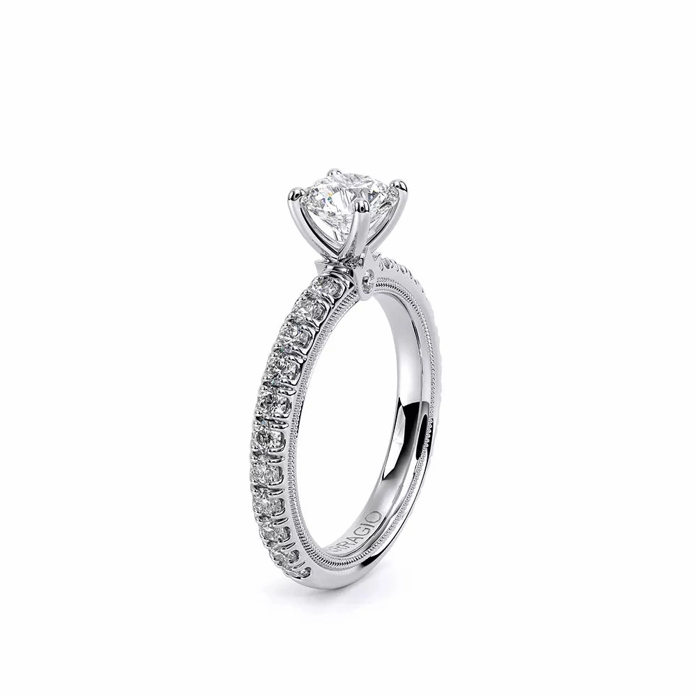 Verragio Tradition 14k Gold Round Diamond Solitaire Engagement Ring