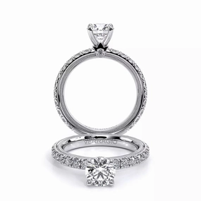 Verragio Tradition 14k Gold Round Diamond Solitaire Engagement Ring