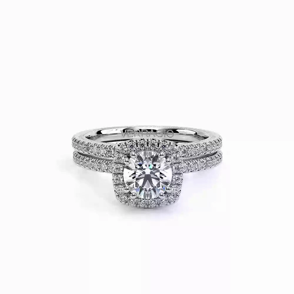 Verragio Tradition Cushion Halo Engagement Ring