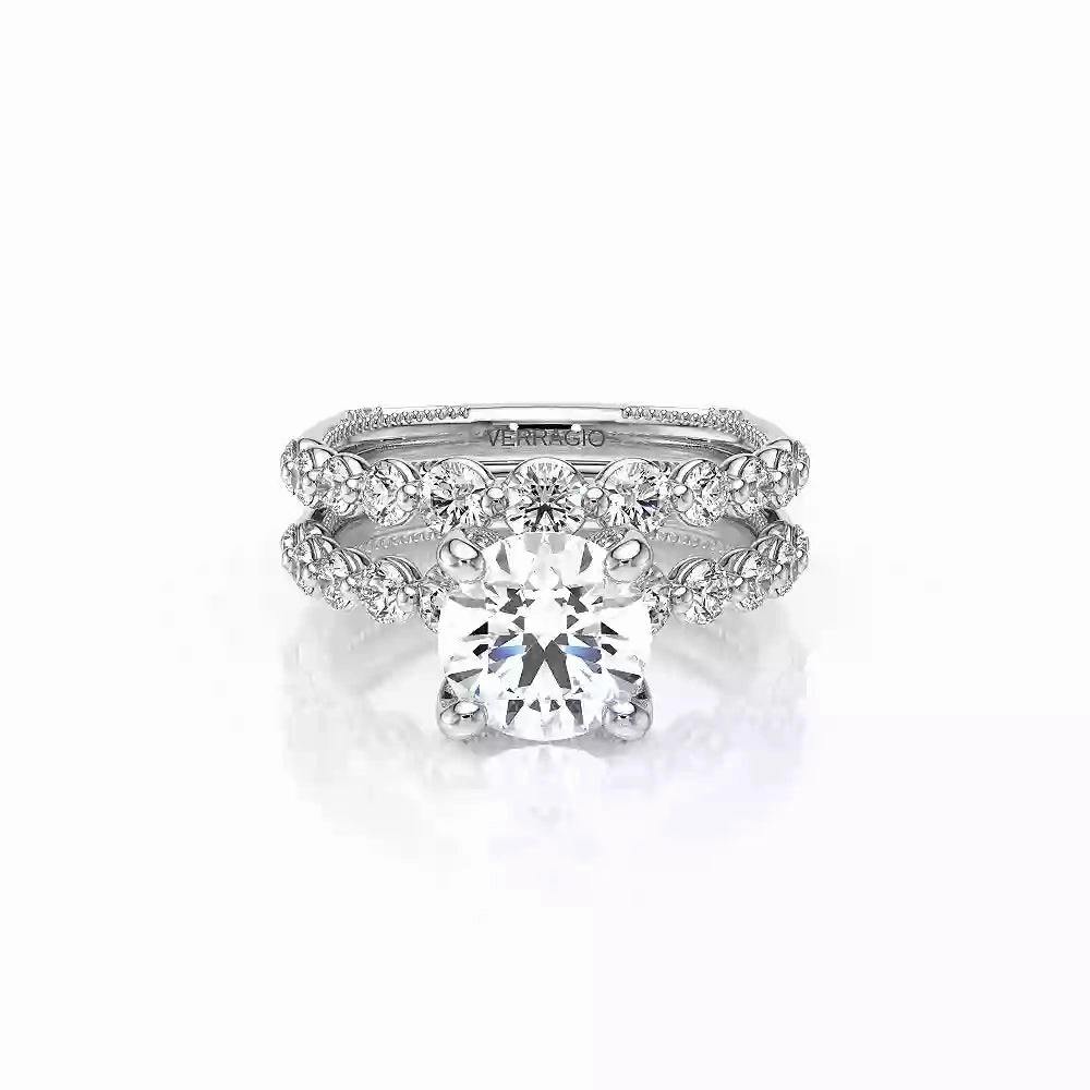 Verragio Vanguard 14k Gold Round Diamond Engagement Ring