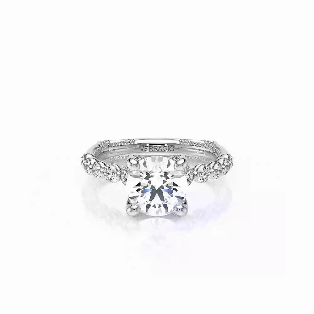 Verragio Vanguard 14k Gold Round Diamond Engagement Ring