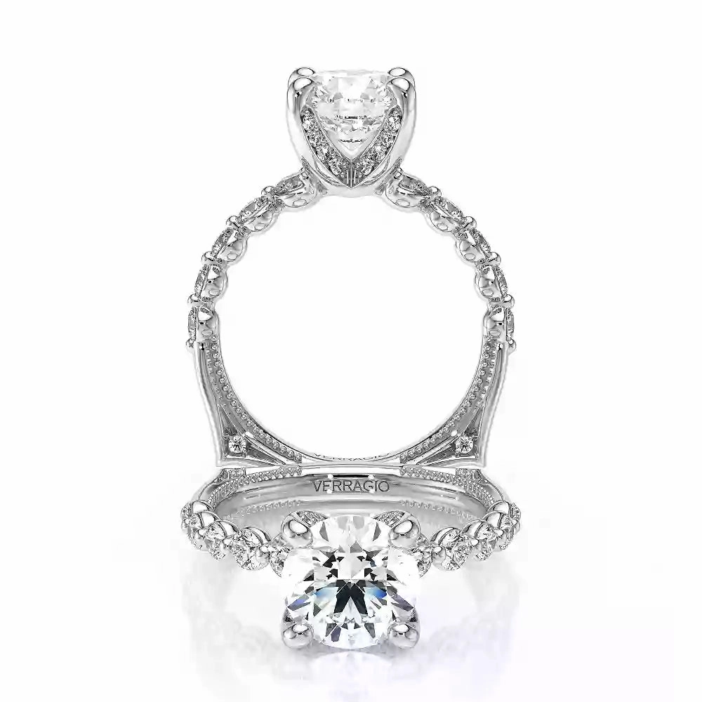 Verragio Vanguard 14k Gold Round Diamond Engagement Ring