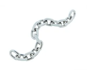 White gold link bracelet