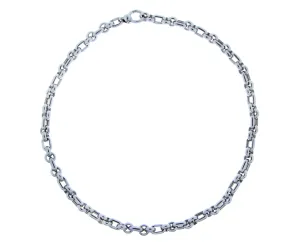White gold necklace