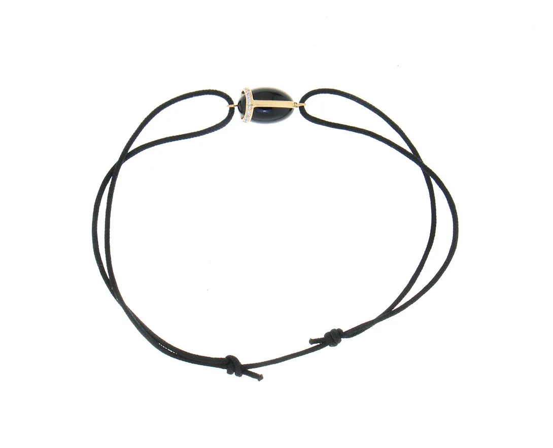 Yellow gold and diamond cabochon cut gemstone scarab bracelets