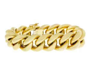 Yellow gold bracelet