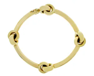 Yellow gold bracelet