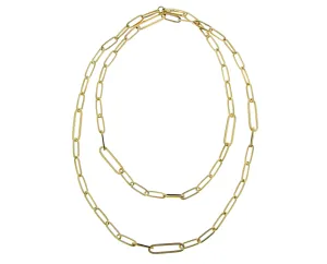 Yellow gold necklace -closed-forever-